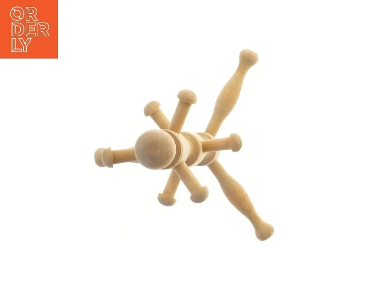 Billede 2 - Lille træ knagerække (str. 32,5 cm)