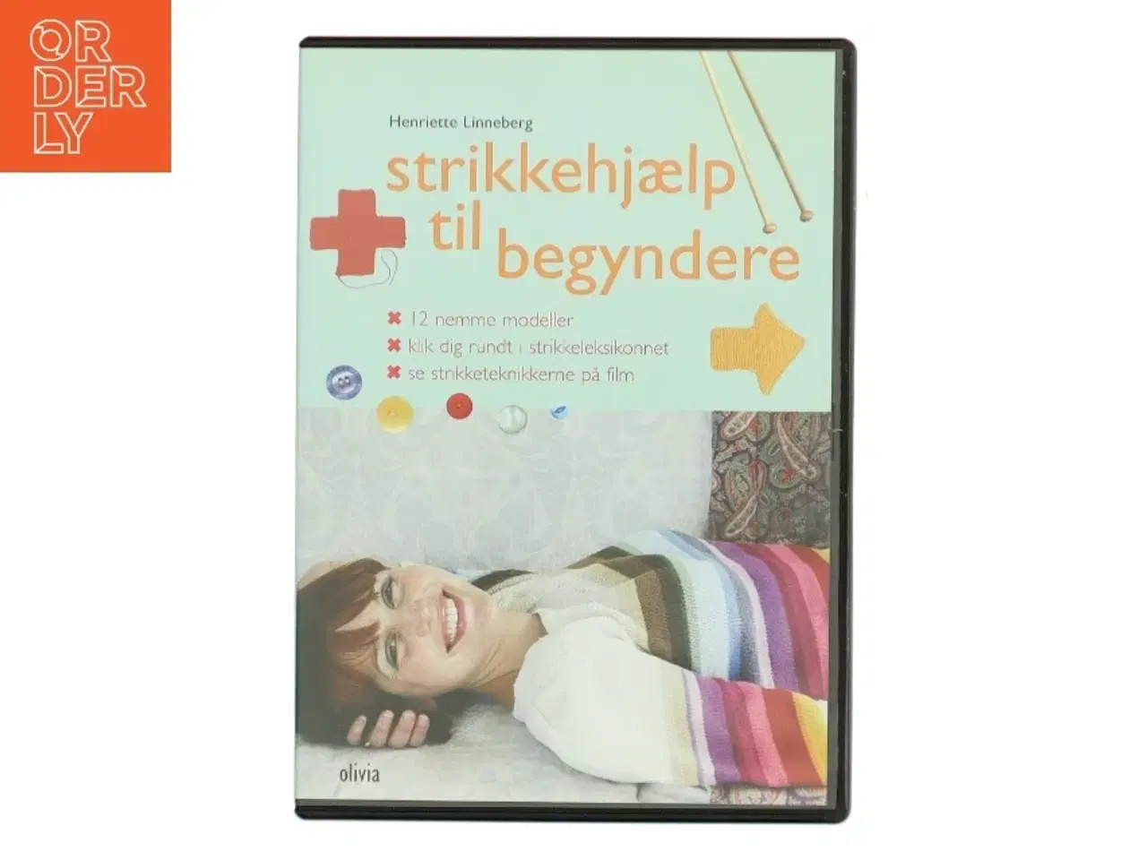 Billede 1 - Strikkehjælp til begyndere af Henriette Linneberg (Bog)