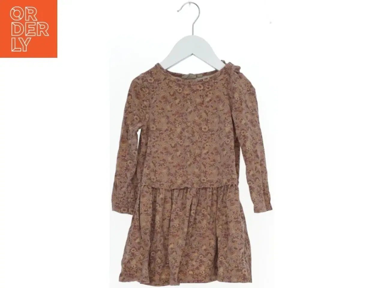 Billede 1 - Blomstret kjole med lange ærmer fra Wheat (str. 92)