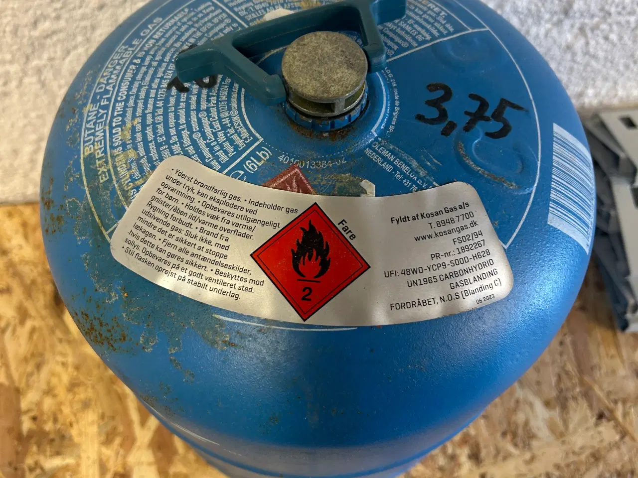 Billede 1 - 3 kg CGI gasflaske.