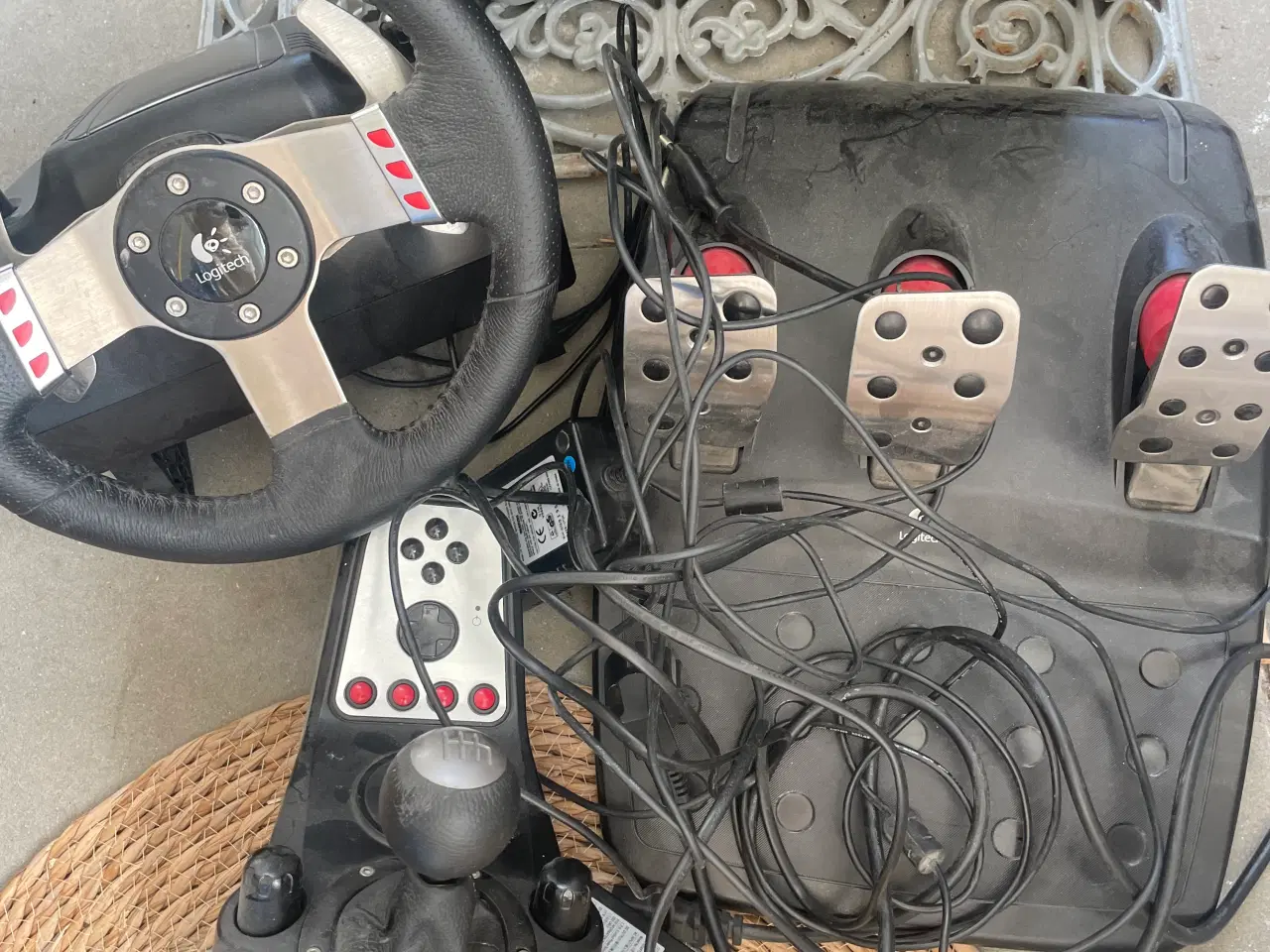 Billede 1 - Ret gear og pedaler til PlayStation eller pc