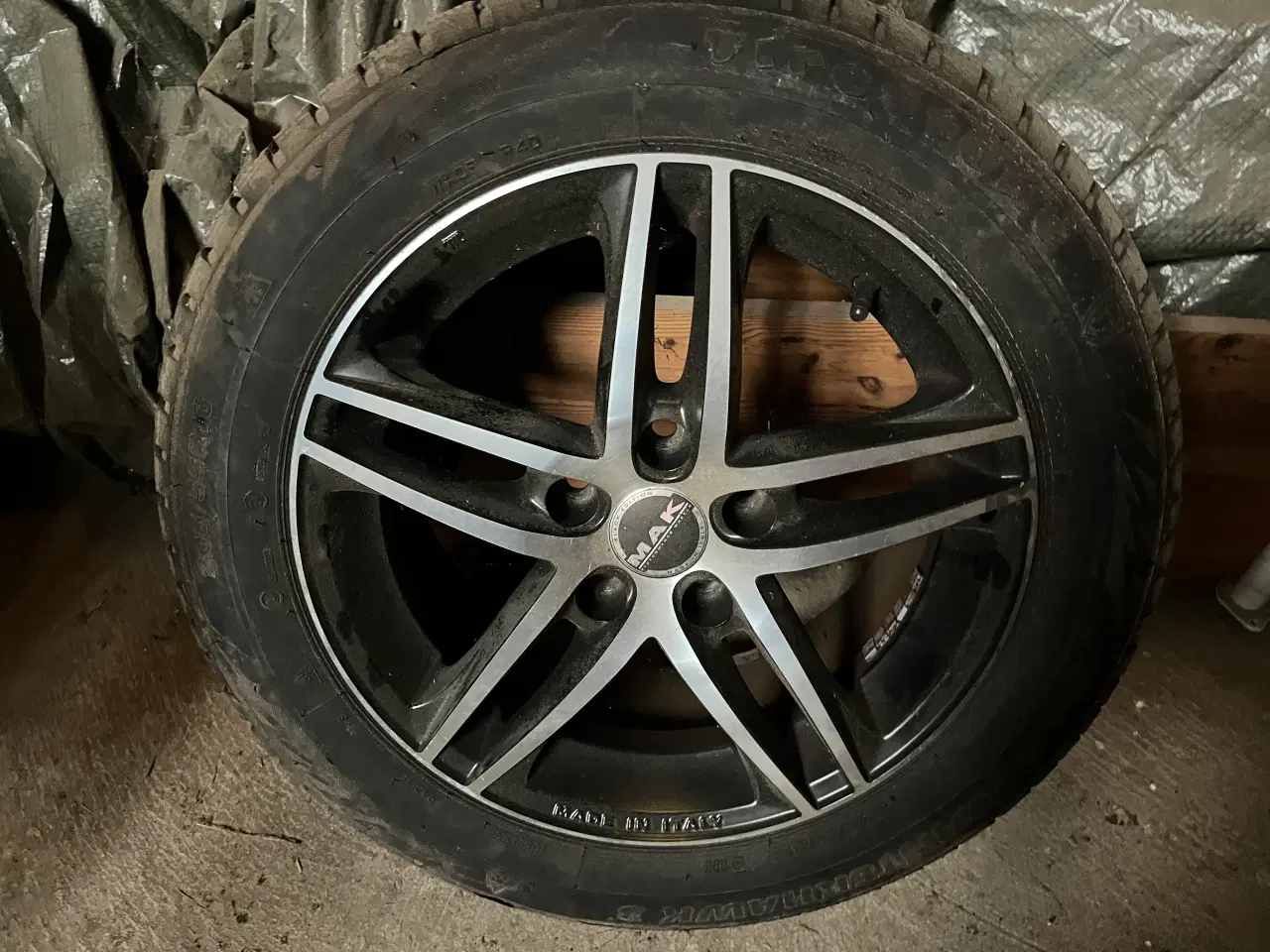 Billede 1 - 4 alufælge med vinterdæk