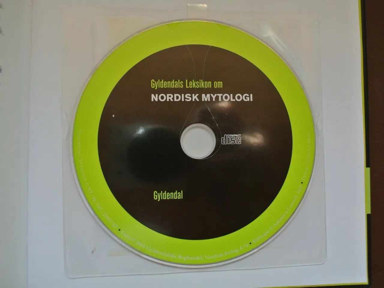 Billede 3 - gyldendals leksikon om nordisk mytologi + cd, af f