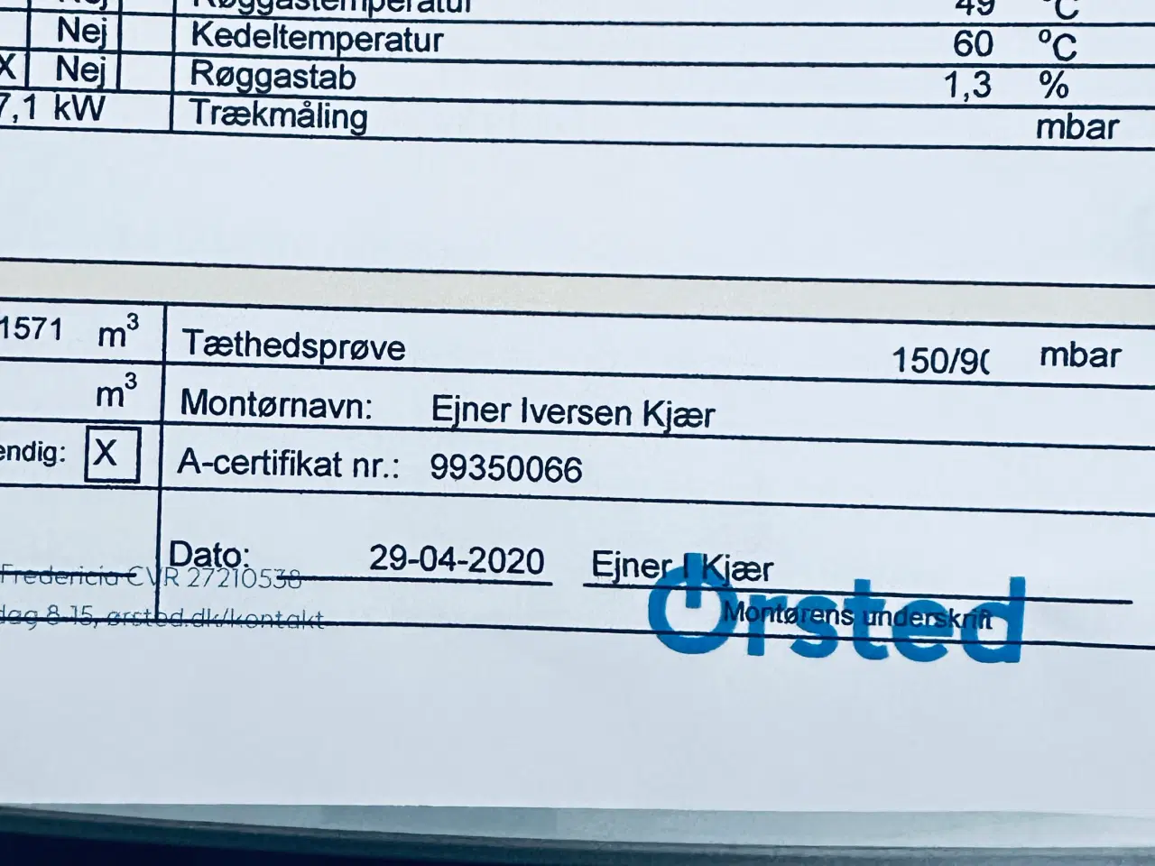 Billede 4 - Bosch Gasfyr & varmvandsbeholder