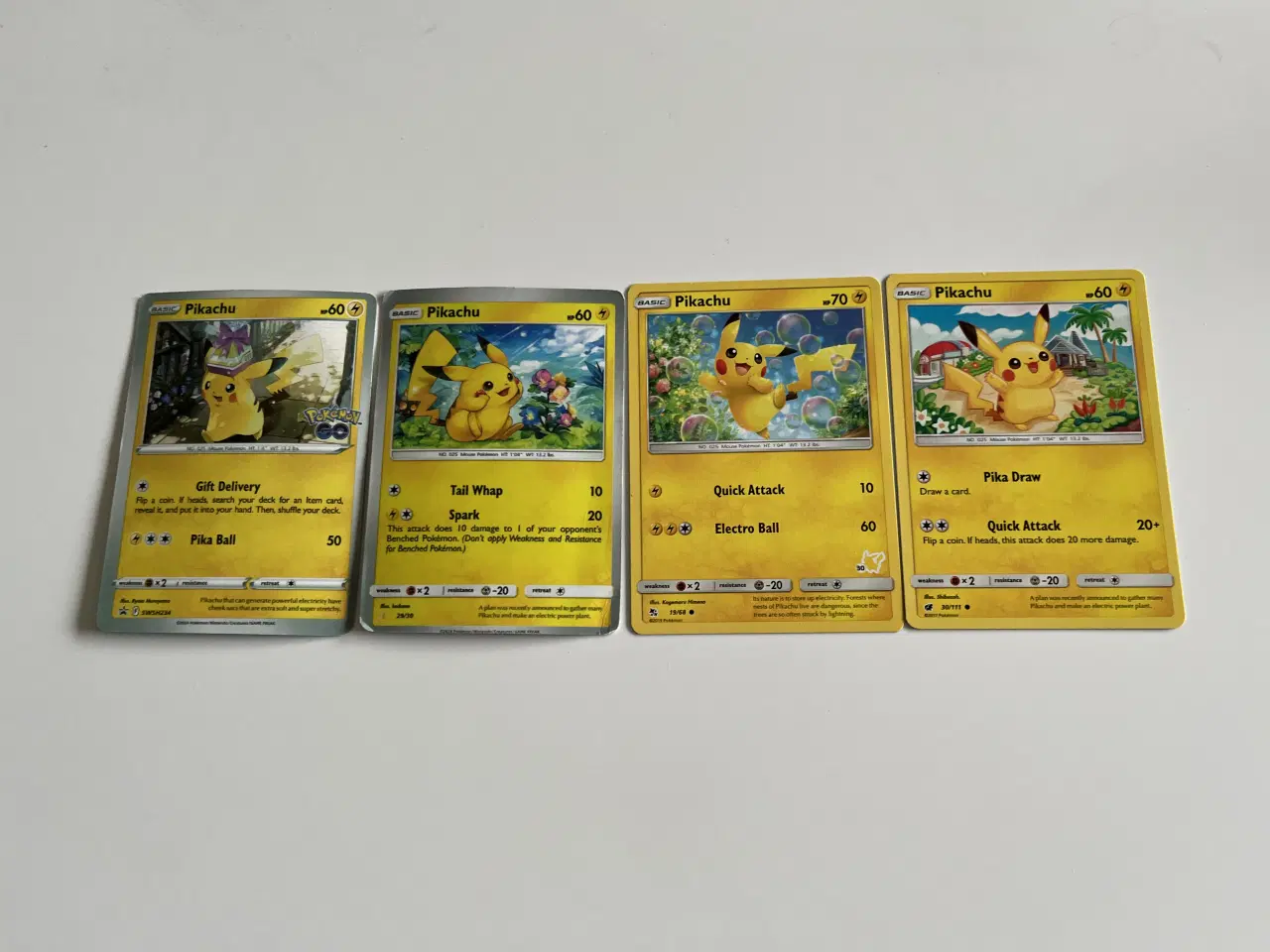 Billede 1 - 5 Pokemon kort Pichachu 