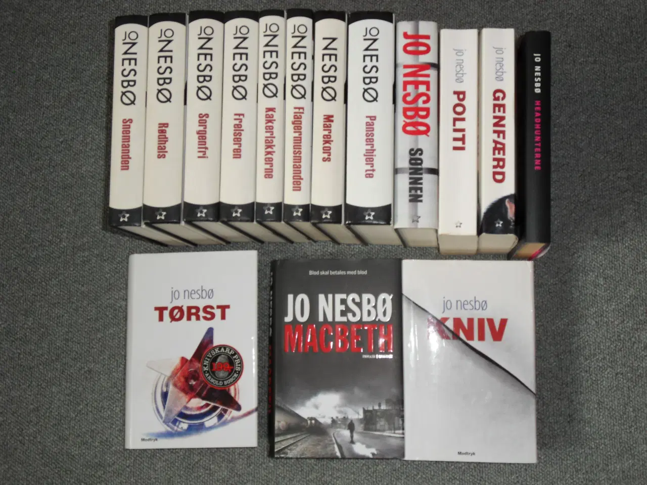 Billede 1 - JO NESBØ. Panserhjerte. Genfærd. Kniv. Rødhals