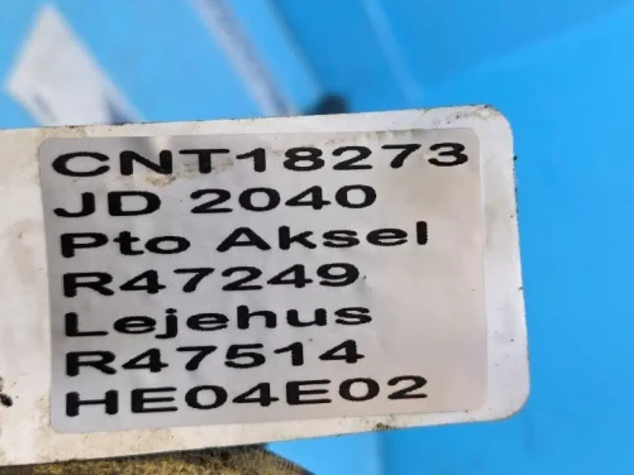 Billede 7 - John Deere 2040 Pto Aksel R47249