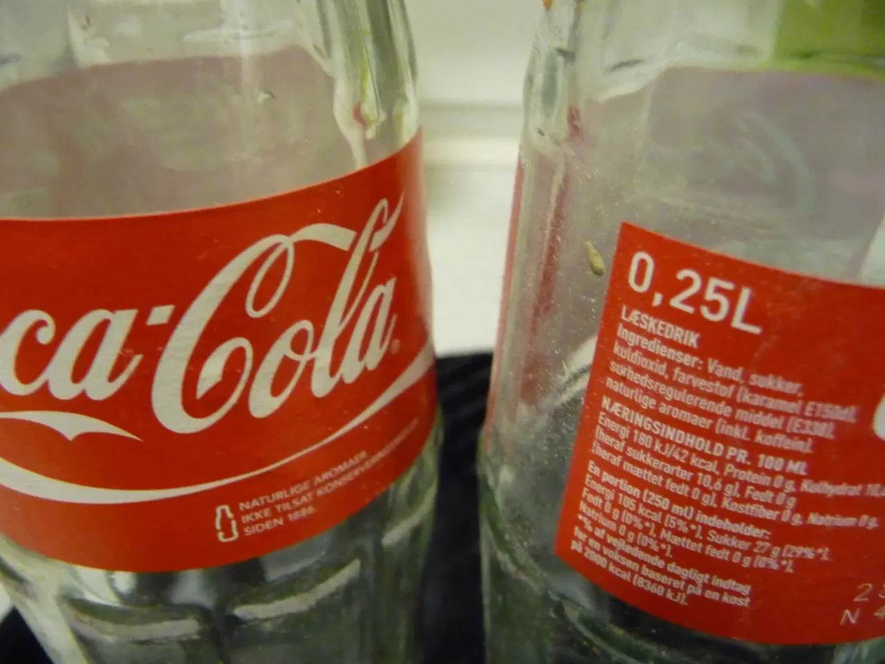 Billede 1 - coca cola flasker 2 skt 0,25 liter 