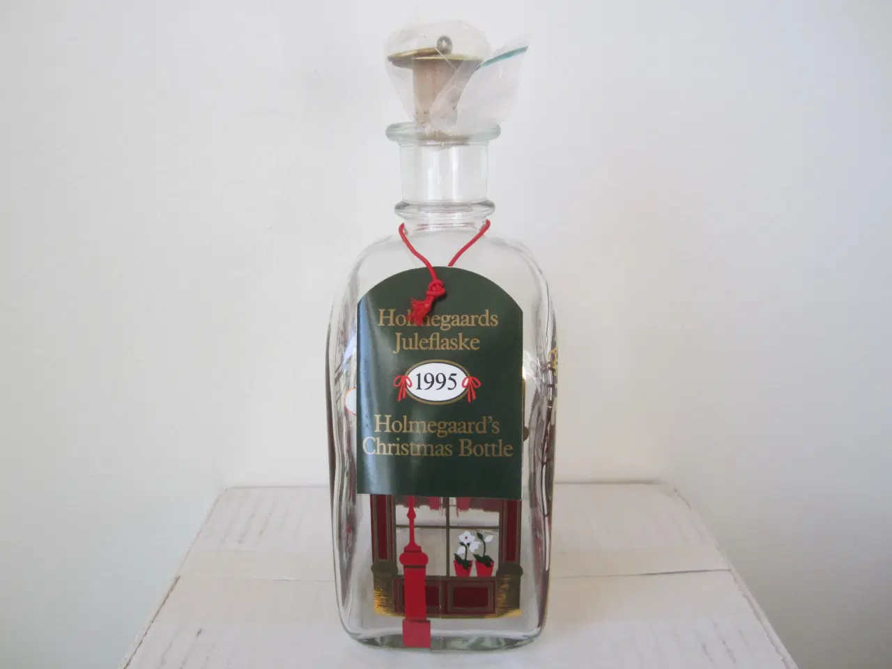 Billede 7 - 1995 Holmegaard juleflaske med 2 glas.