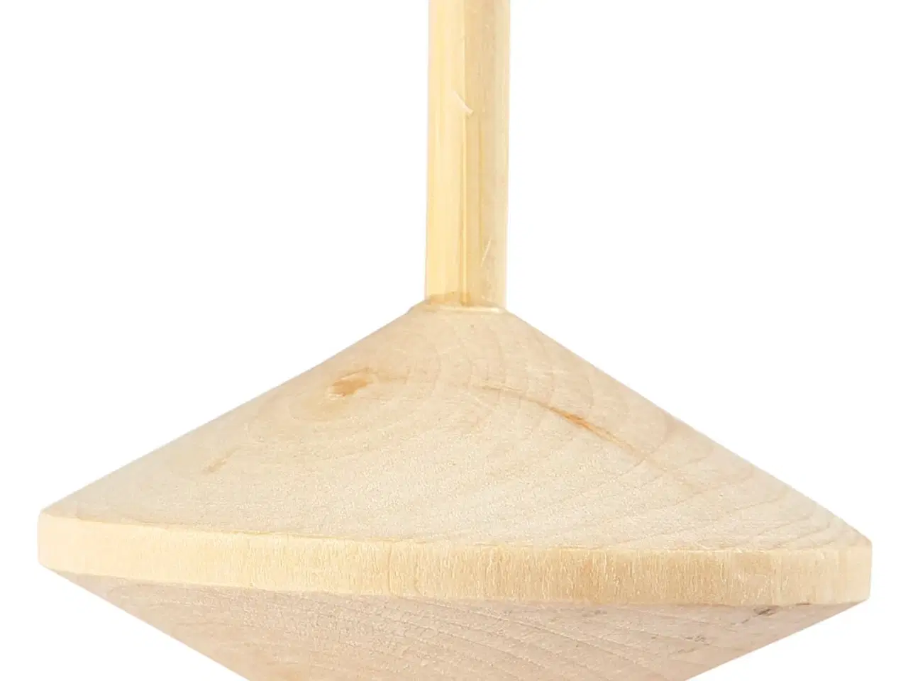 Billede 1 - Klassisk Snurretop i Ubehandlet Træ - 5 cm