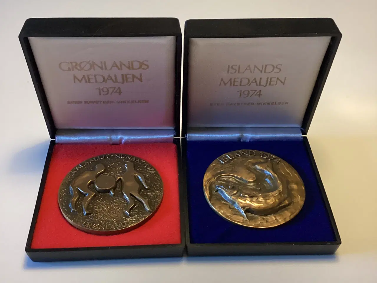 Billede 1 - Grønlands/Islands medaljen 1974