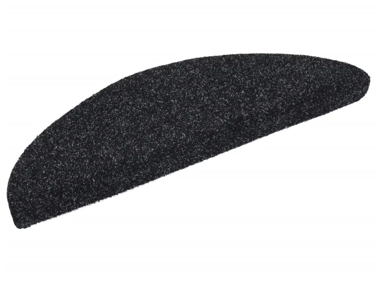 Billede 3 - Trappemåtter selvklæbende 15 stk. 56x17x3 cm sorte halvrunde