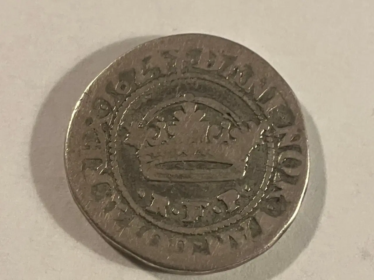Billede 1 - 1/2 krone 1624 Danmark
