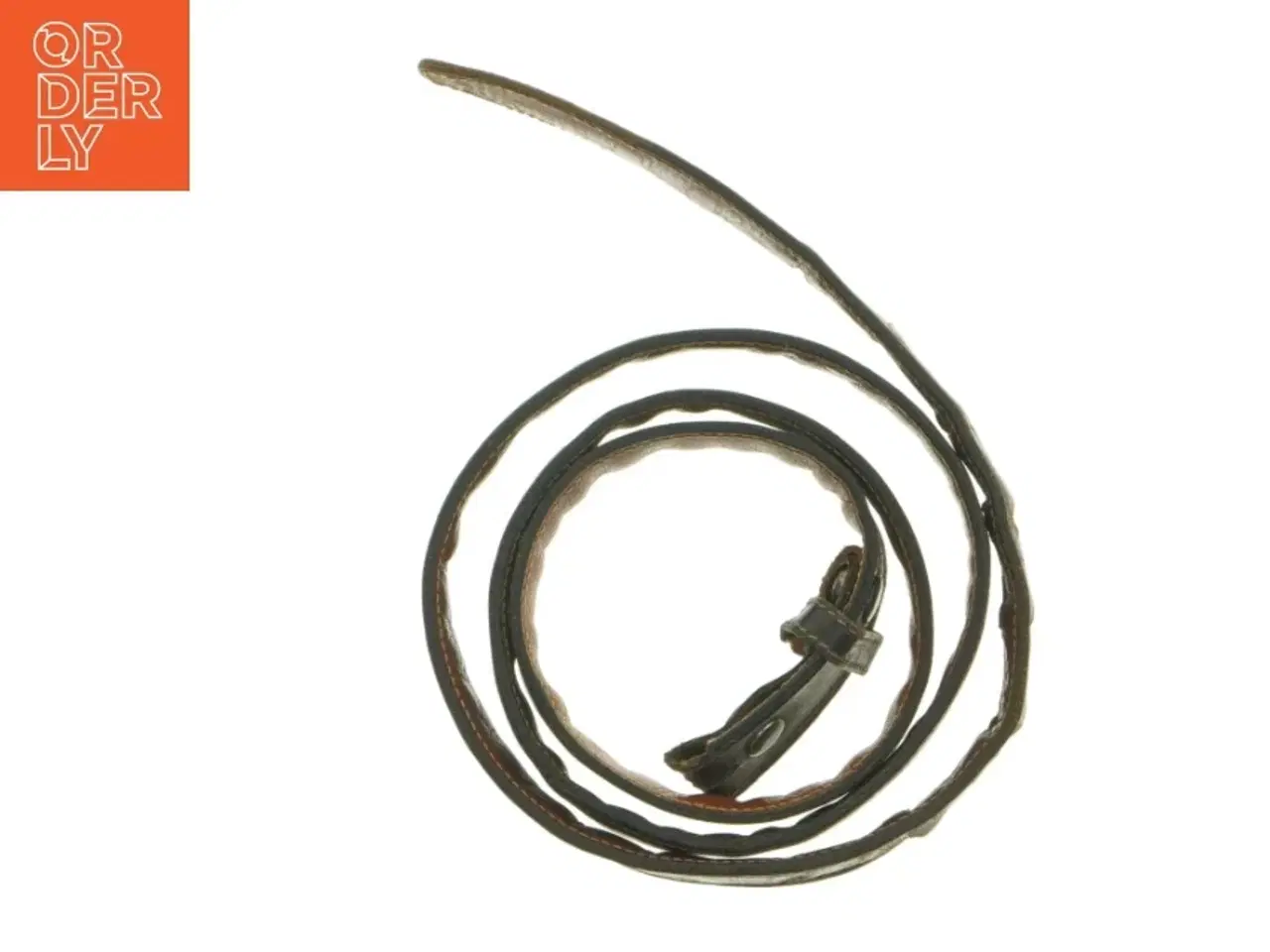 Billede 3 - Brunt læderbælte (str. 88 cm)