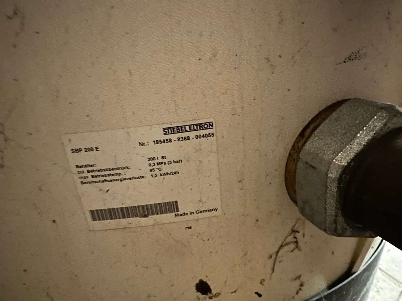 Billede 1 - Varmt vands beholder 200l