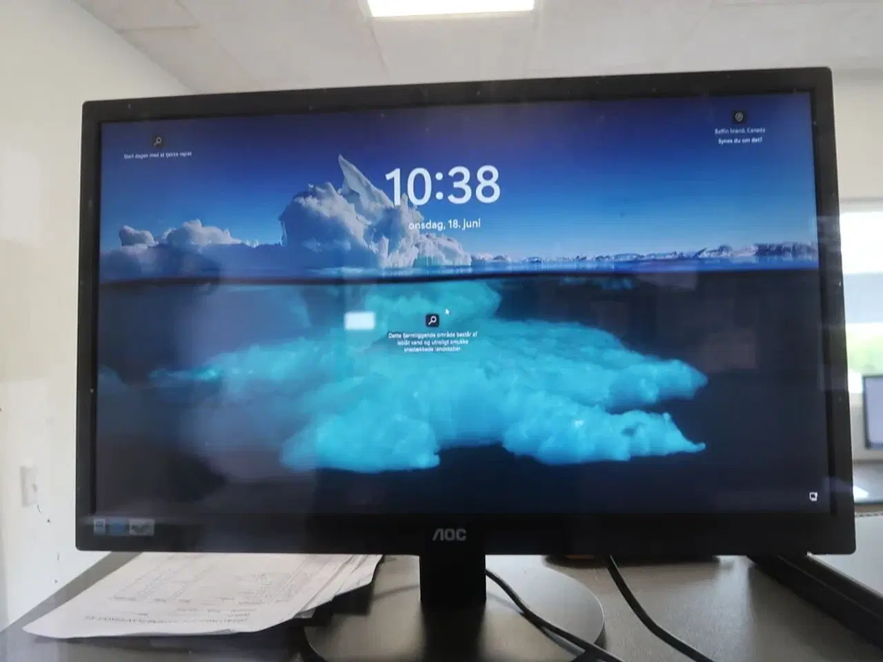 Billede 6 - Computer LENOVO ThinkCentre samt computerskærm AOC E2470SWDA