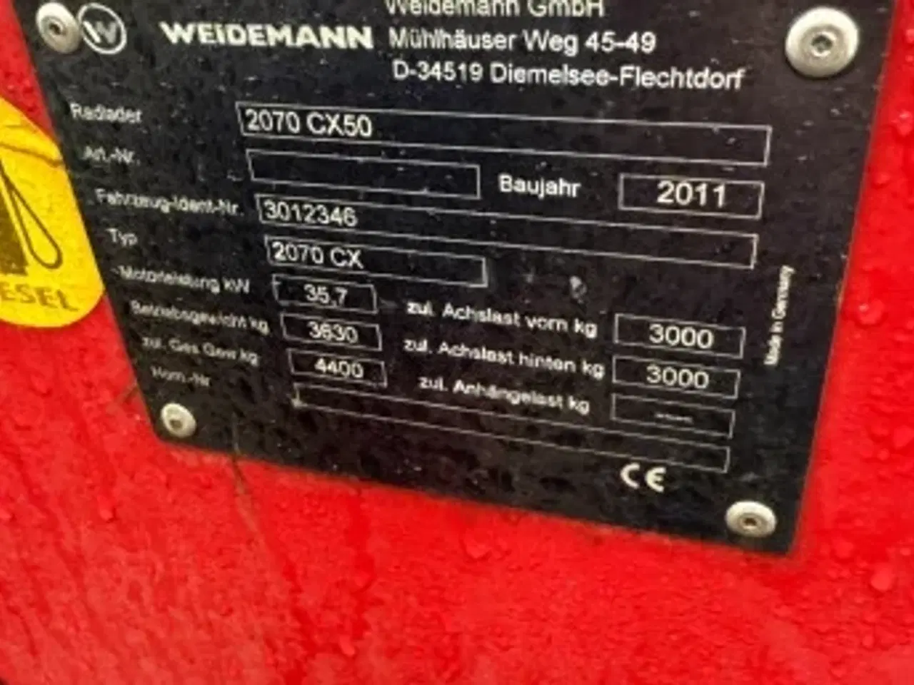 Billede 5 - Weidemann med KUN 2200timer
