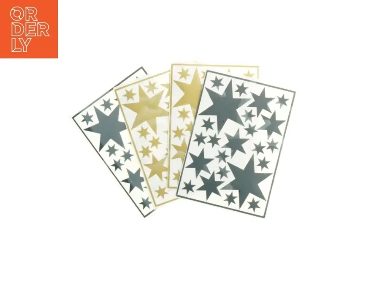 Billede 1 - Klistermærker med stjerner (str. 21,5 x 15 cm)