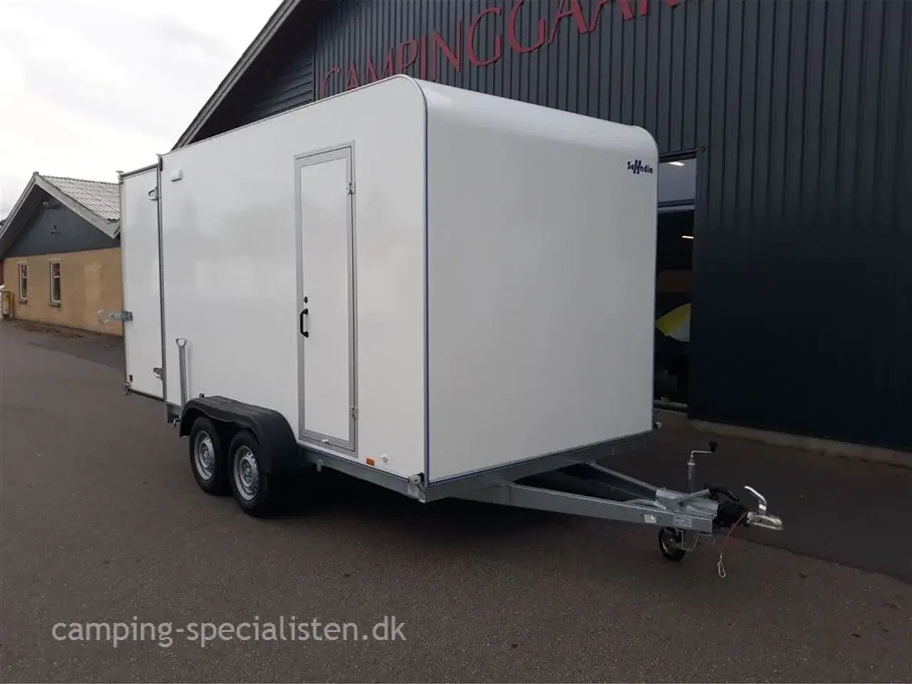Billede 1 - 2024 - Selandia Tomplan TP 360 TFD Cargo trailer     Ny Cargo trailer med døre - kan ses Hos  Camping- Specialisten.dk Silkeborg