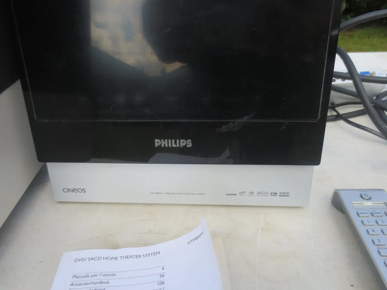 Billede 4 - 1 sæt Phillip Radio Model HTS9800W Anlæg