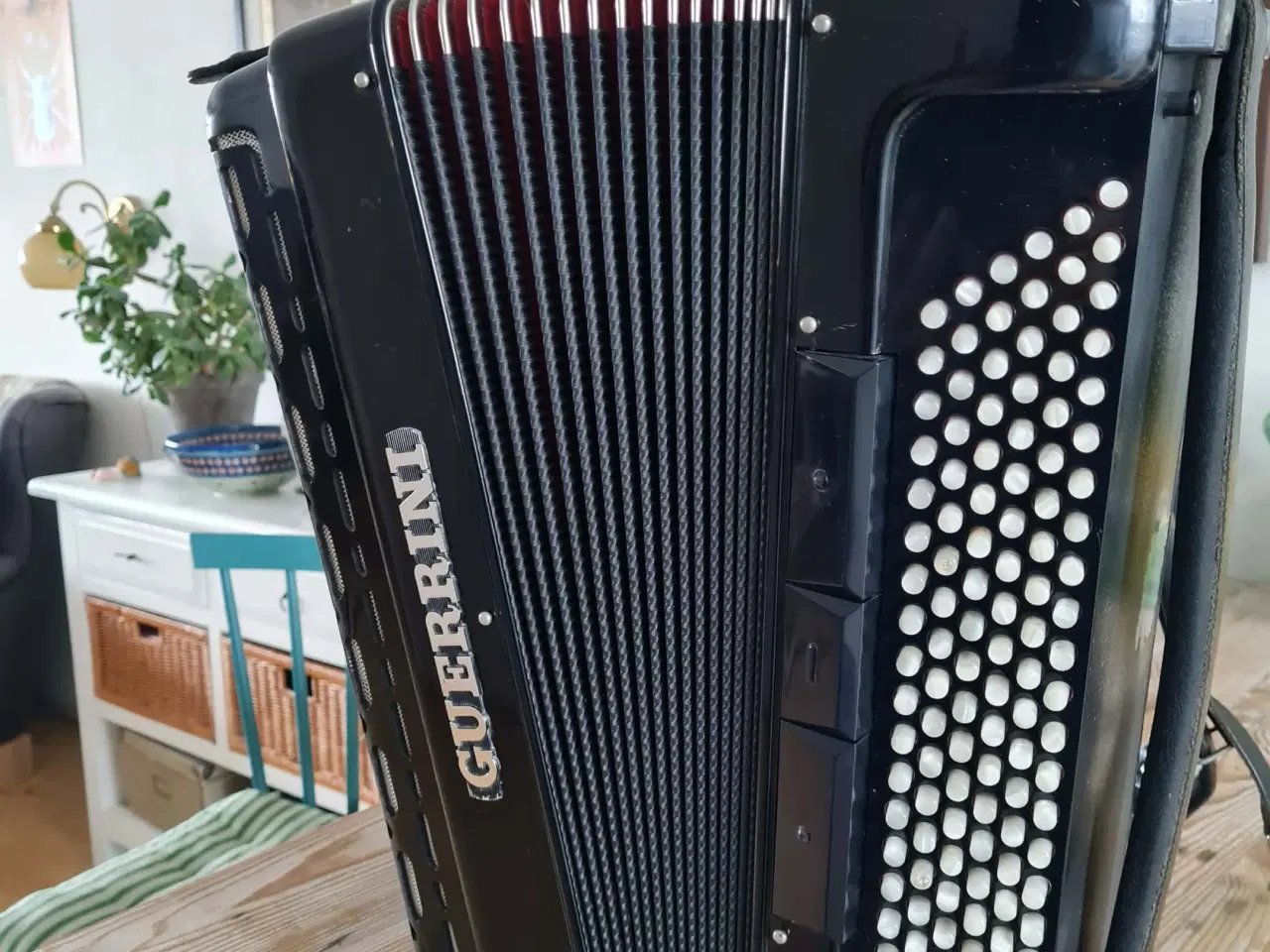 Billede 1 - Knapharmonika, velholdt Italiensk Guerrine  