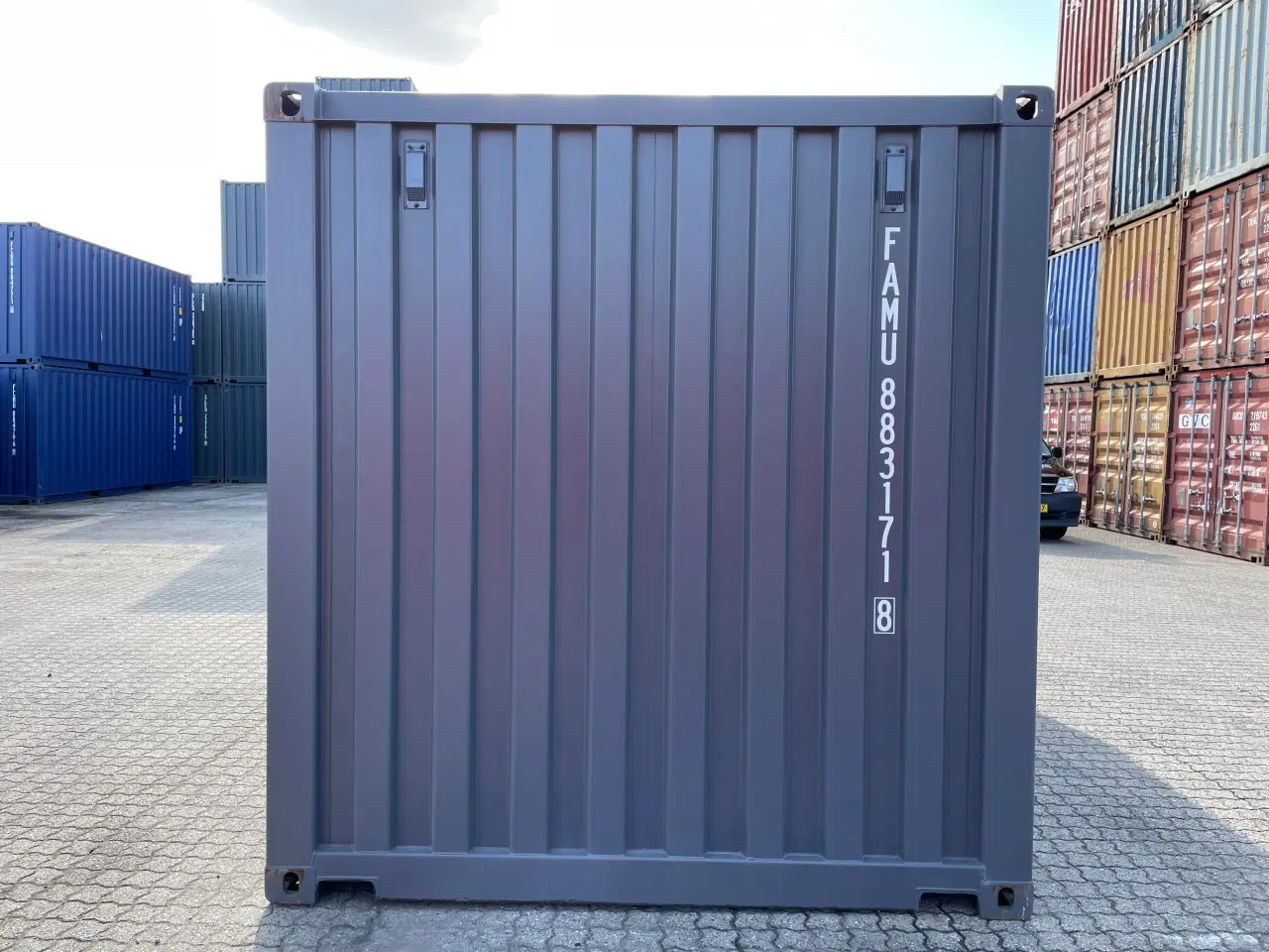 Billede 4 - 20´ fods Container i farve Ral: 7015 nye one way