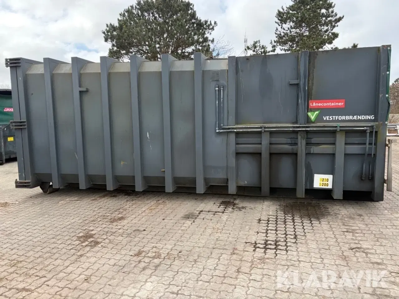 Billede 4 - Container Komprimator stationær affaldscontainer
