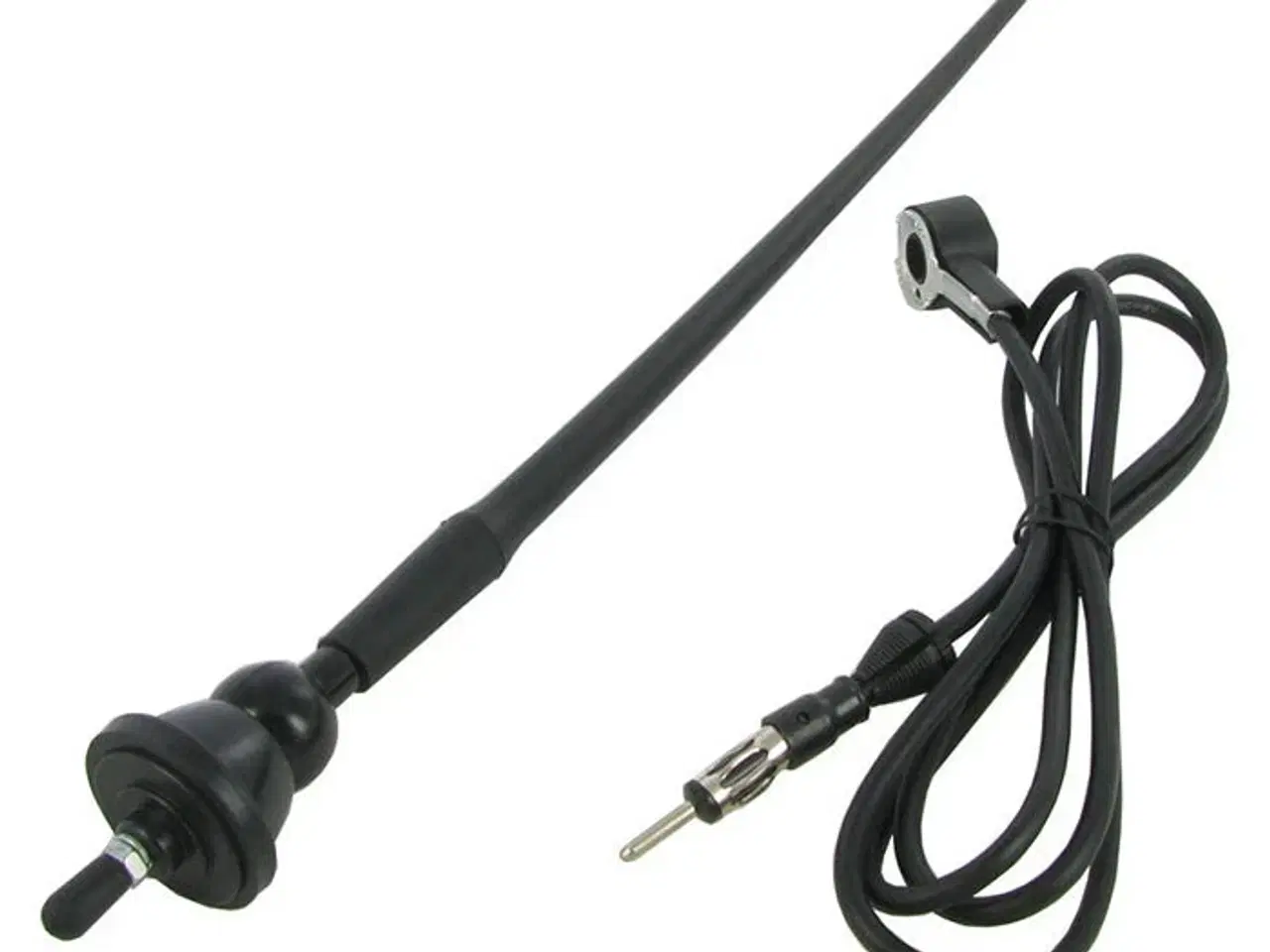 Billede 1 - Connects2 Kort gummiantenne - 40cm, 10mm hul din stik