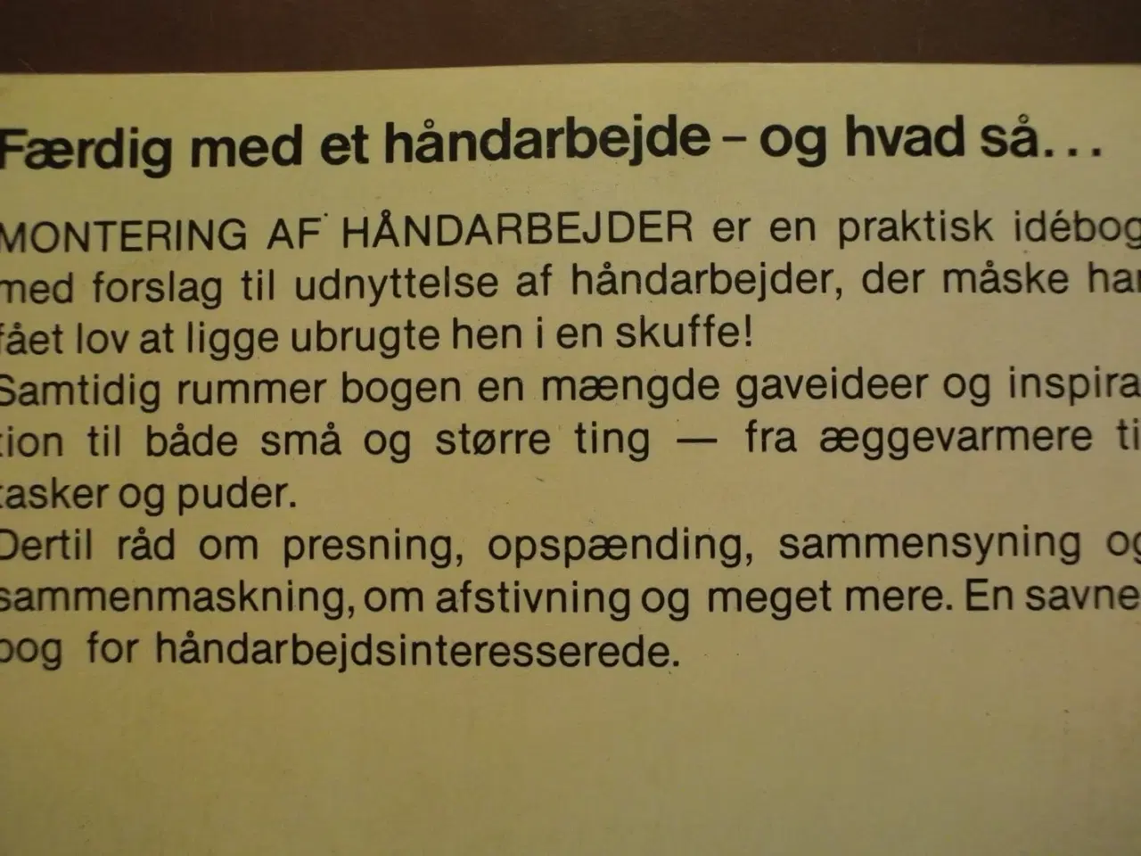 Billede 4 - montering af håndarbejder, af grete krøncke, emne:
