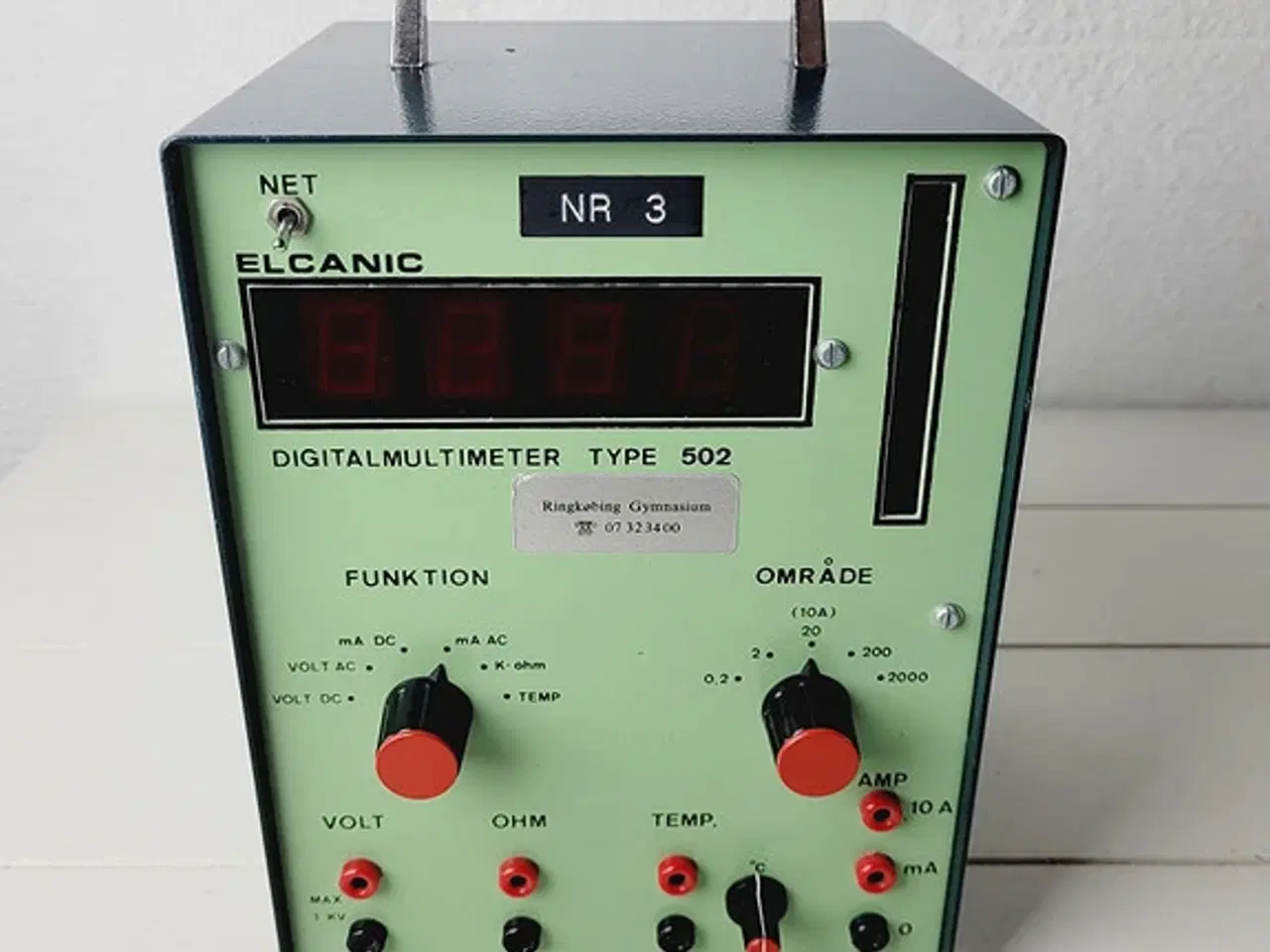 Billede 8 - ⭐️- Vintage Elcanic Digitalmultimeter Type 502