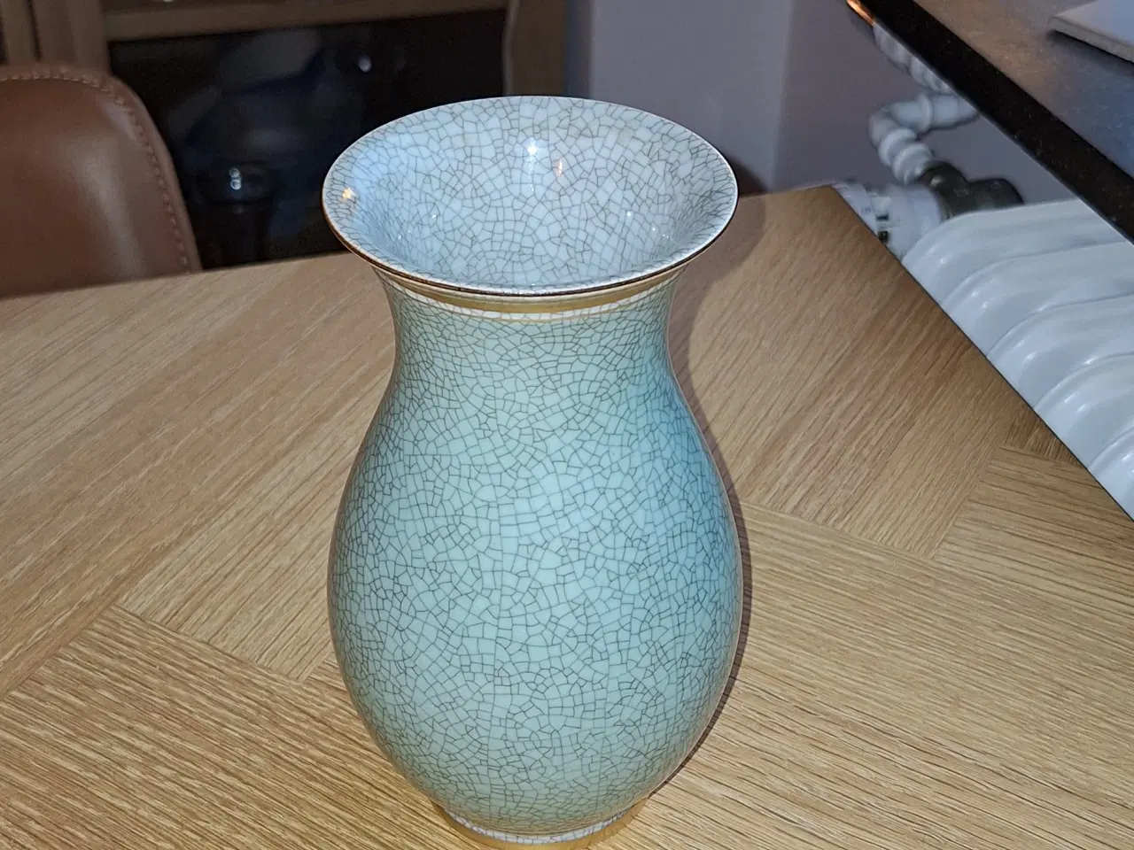 Billede 2 - Antik krakele vase