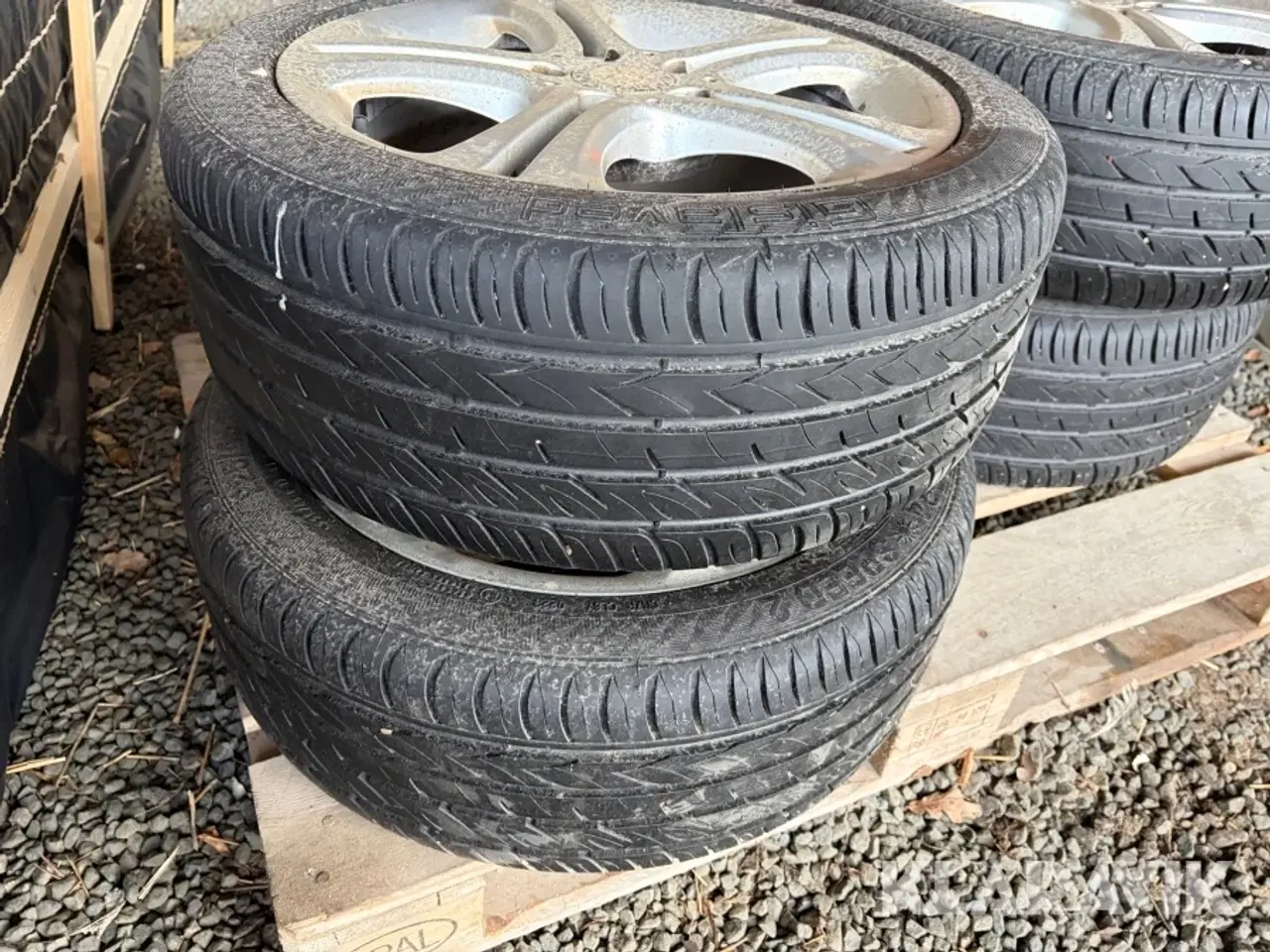 Billede 2 - Dæk med fælge Gislaved Ultra Speed 2 - 4 styk