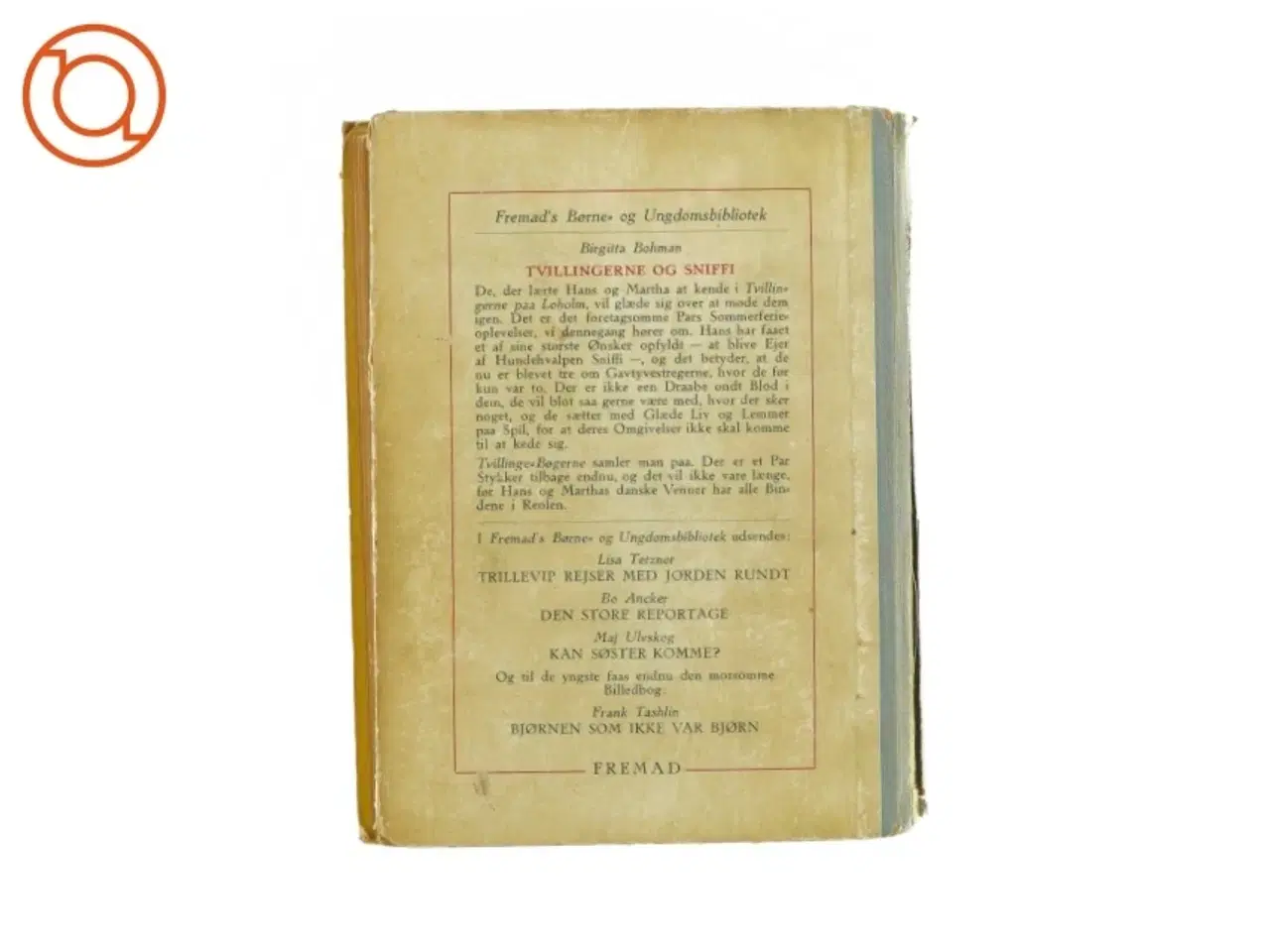 Billede 2 - Tvillingerne og Sniffi af Birgitta Bohman (Bog)