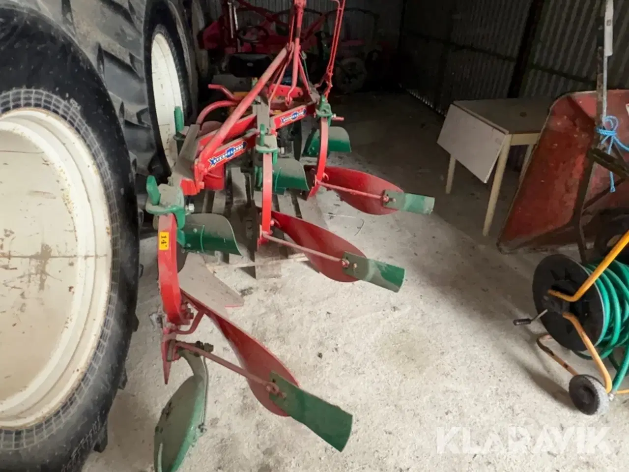 Billede 5 - Veteranplov Kverneland MA 3-furet med rulleskær og forplov