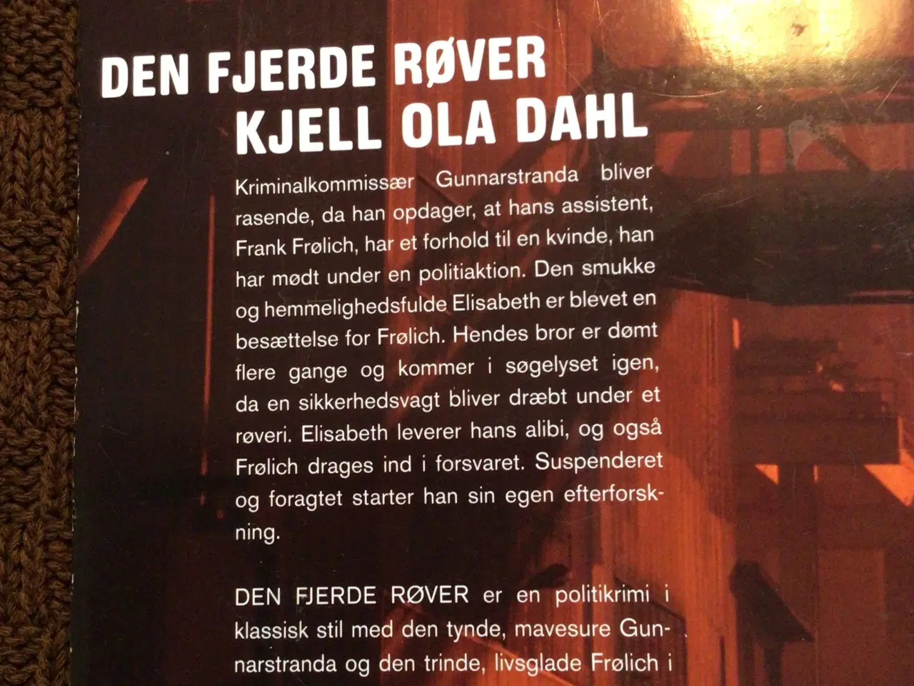 Billede 2 - Kjell Ola Dahl : Den fjerde Røver