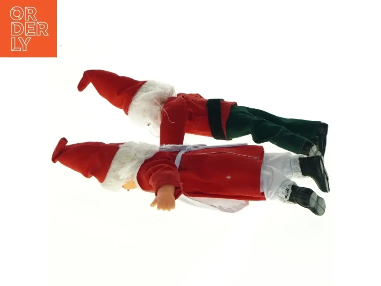 Billede 3 - Julemand og kone figurer (str. 25x18 cm)