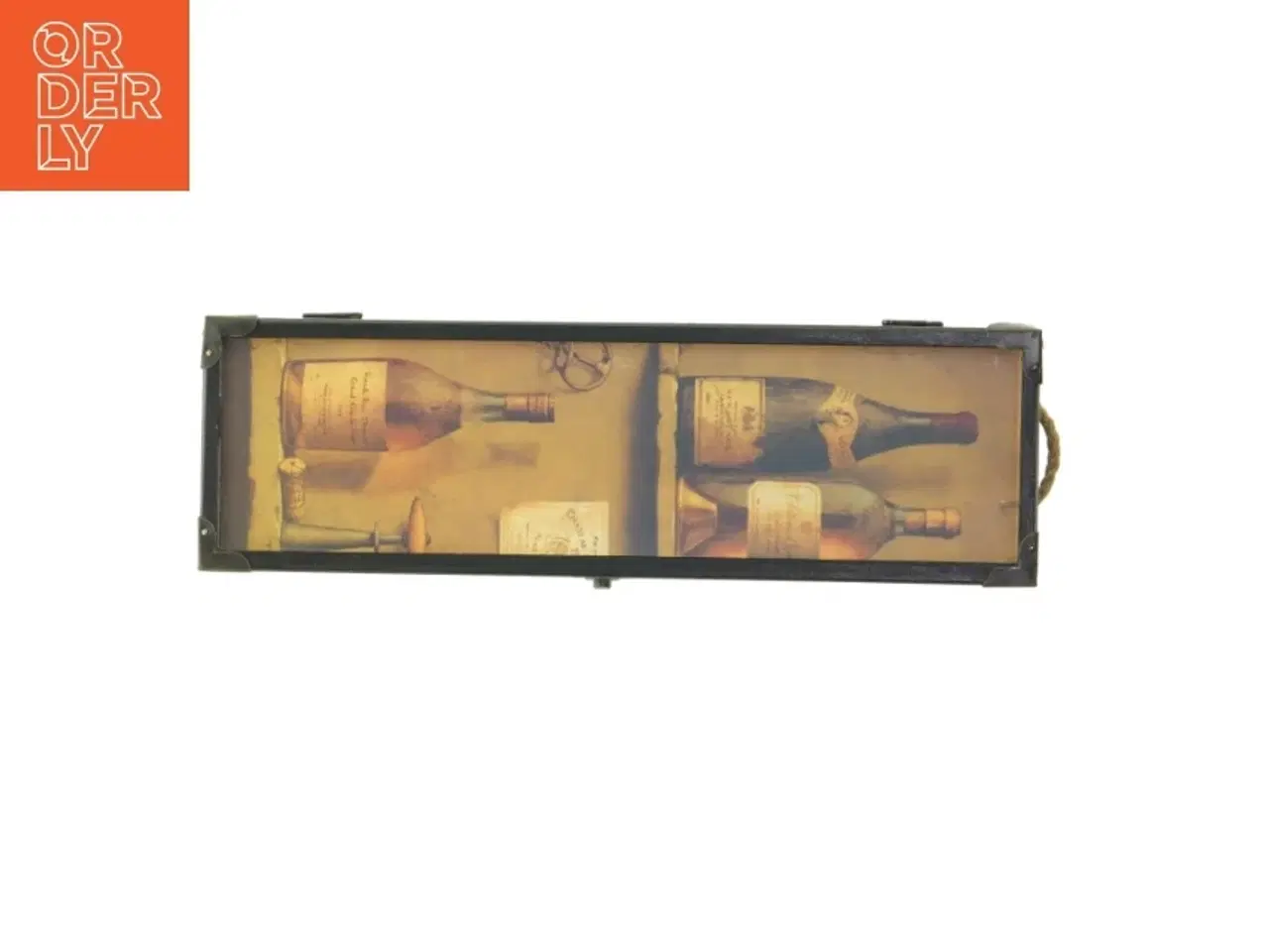 Billede 2 - Dekorativ vintrækasse (str. 34,5x10,5 cm)