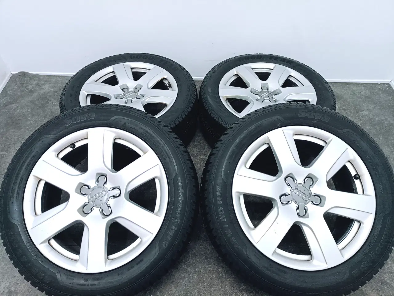 Billede 3 - 5x112 17" ET37 nav 66,5ø Audi vintersæt