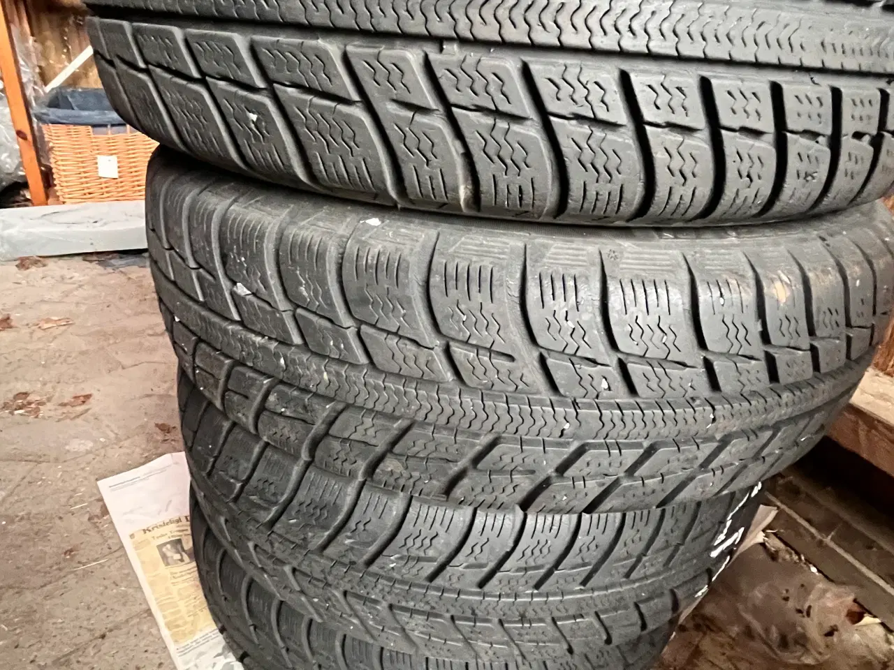 Billede 7 - Michelin Dæk på fælge 14 tommer
