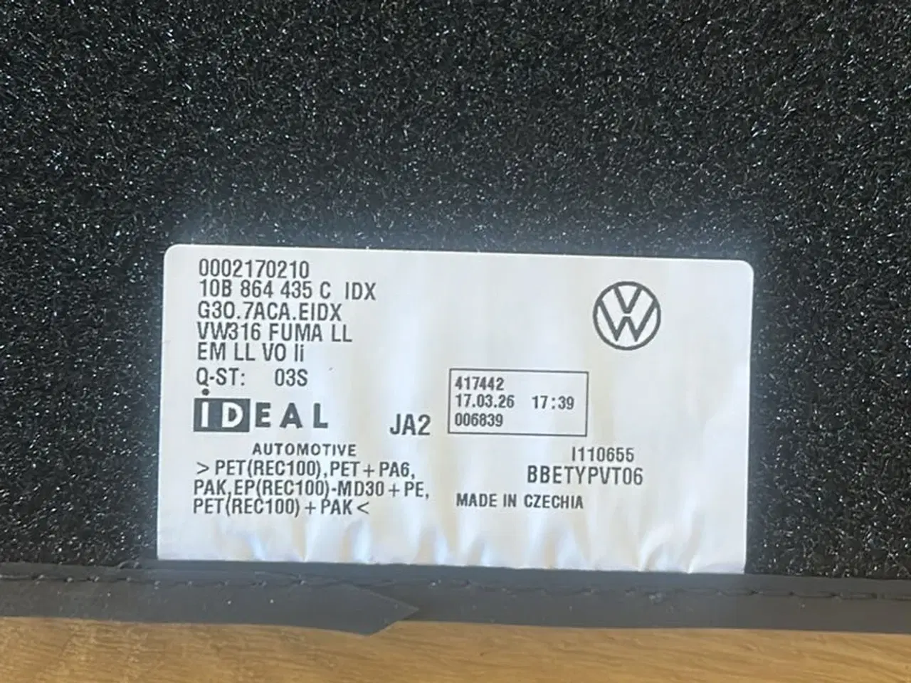 Billede 6 - Nye originale tekstilmåtter til vw ID4 Style