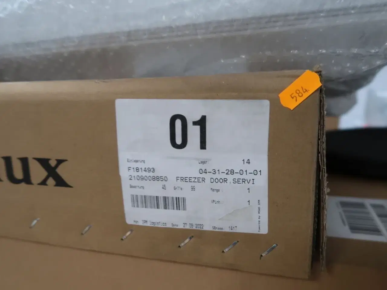 Billede 5 - Palle med div. Reservedele bl.a. køleskabsdøre m.m.