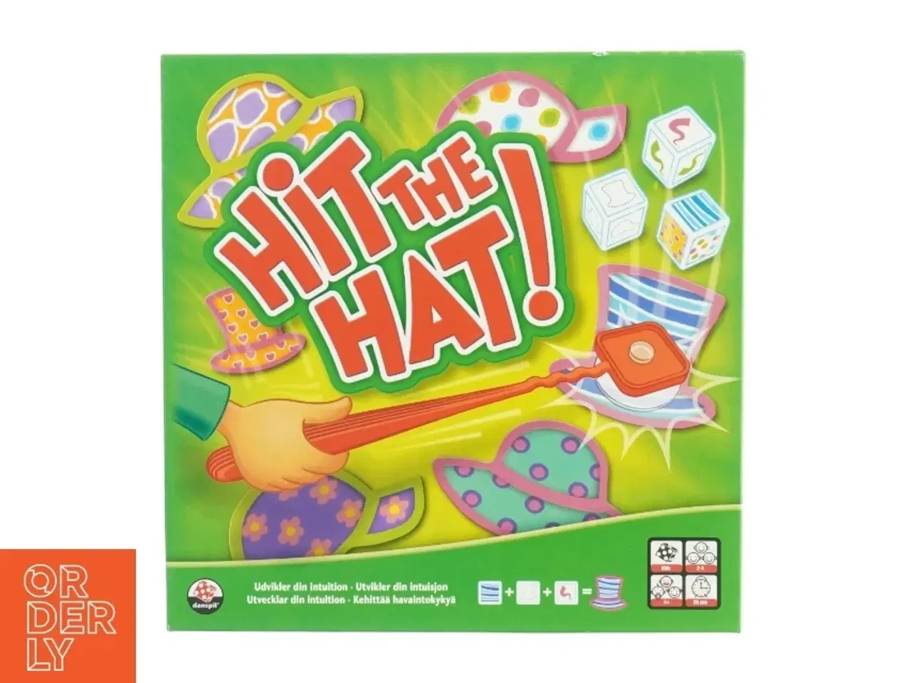 Billede 1 - Hit the Hat brætspil fra Danspil (str. 26,5 x, 26,5 x 5 cm)