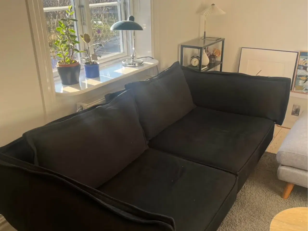 Billede 1 - Handvärk modular sofa, 2 personer sort