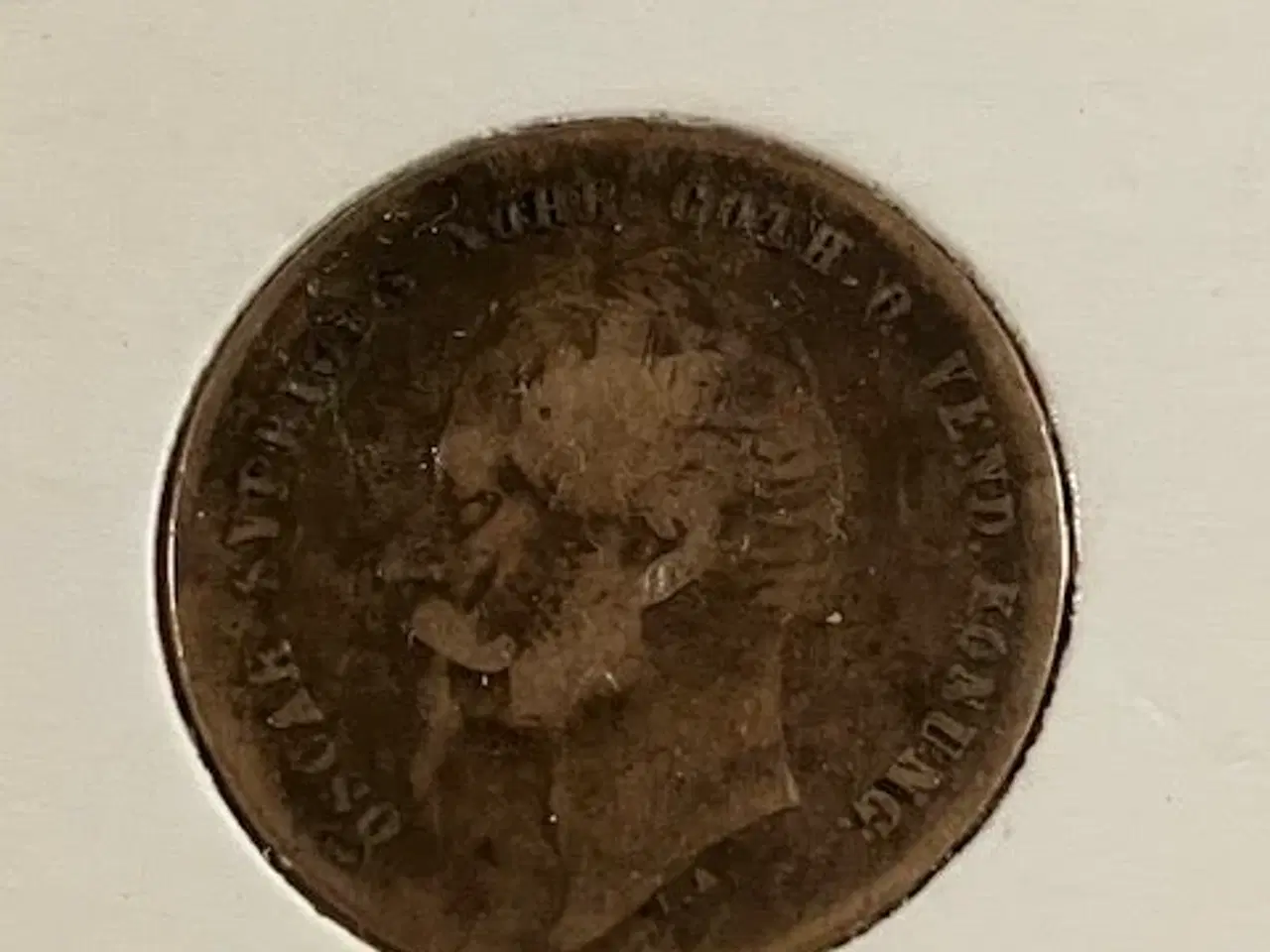 Billede 2 - 2 øre 1858 Sverige