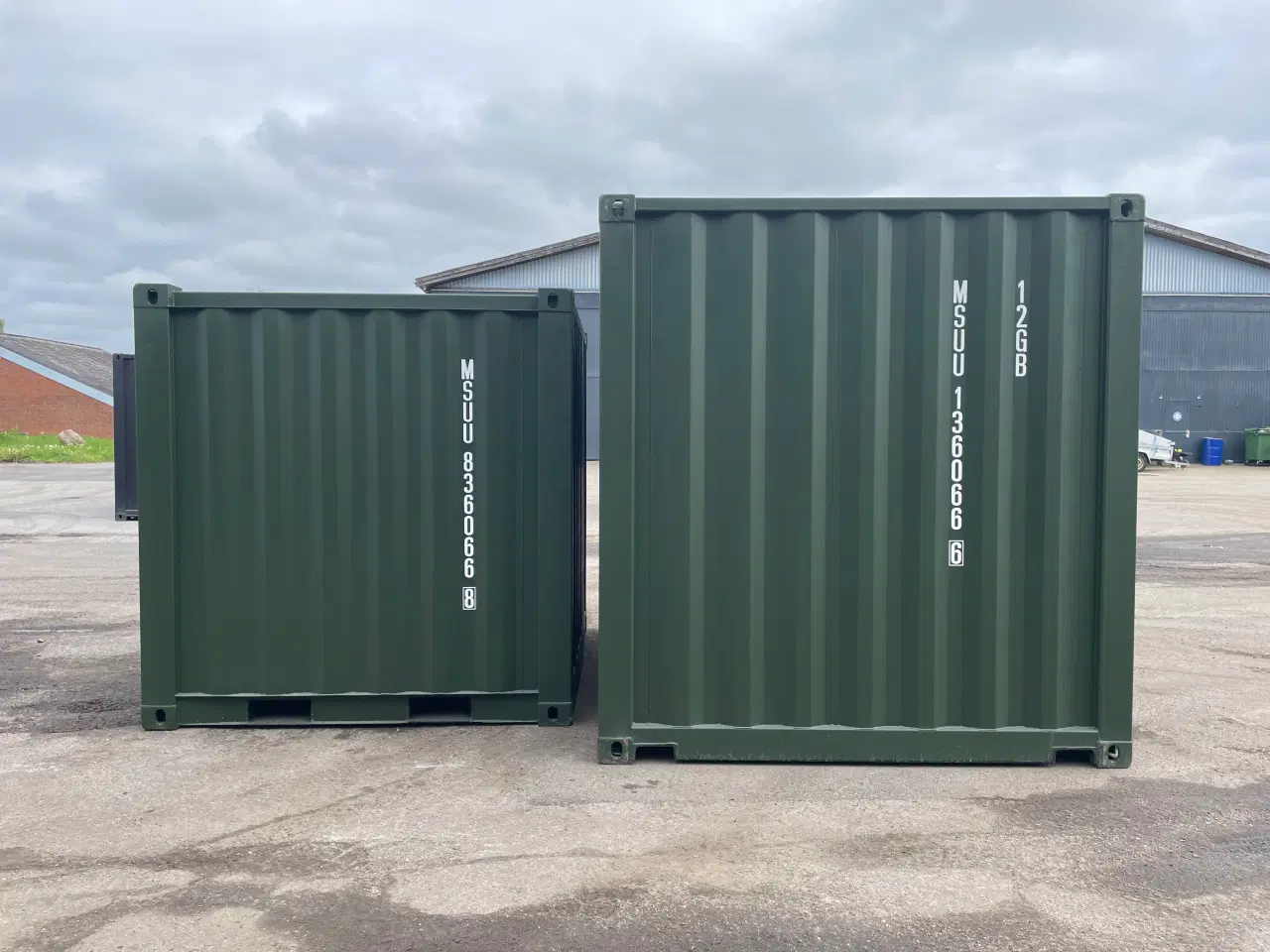 Billede 4 - Nye 8 eller 10 fods containere i Grøn