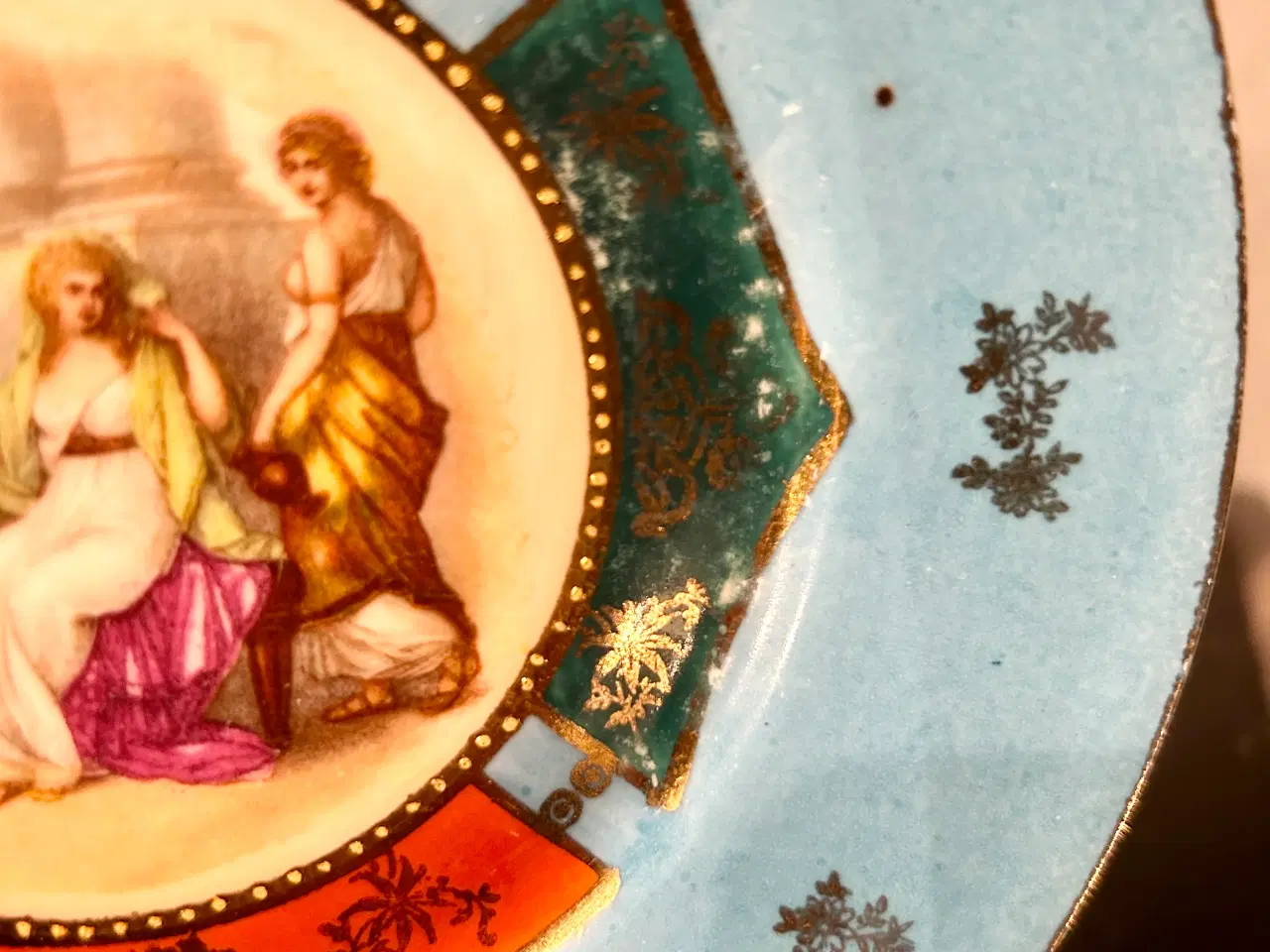 Billede 2 - Royal Vienna håndmalet porcelænstallerken