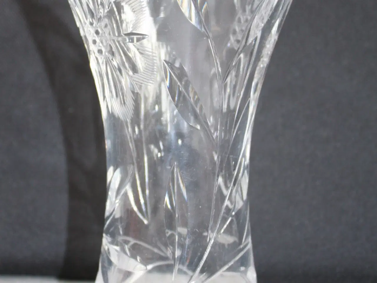 Billede 4 - Vase, slebet Krystal