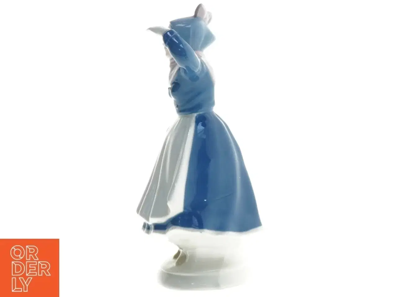 Billede 3 - Porcelænsfigur af kvinde (str. 17 cm)