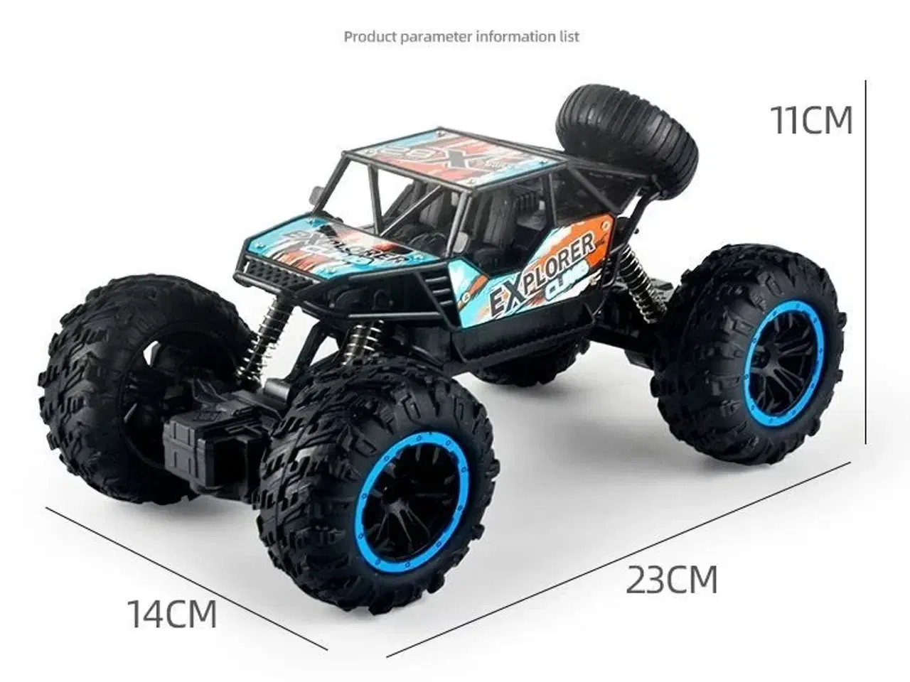 Billede 3 - Radiostyret Offroad Xtreme Blå