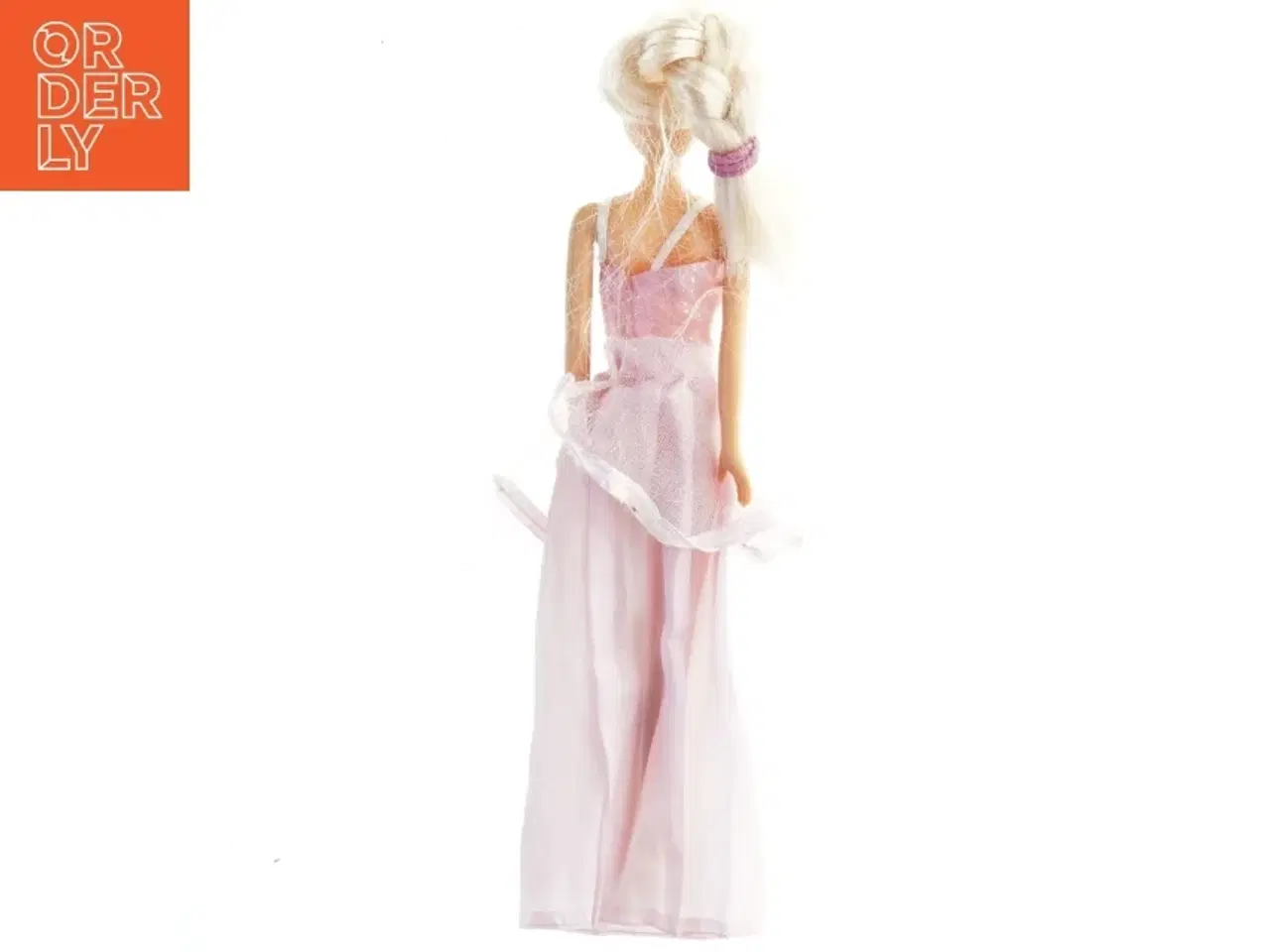Billede 2 - Dukke i lyserød kjole fra Barbie (str. 30 cm)